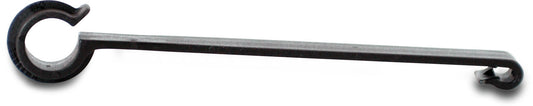 Schlauch Abstandshalter PP 16 mm 15cm Schwarz