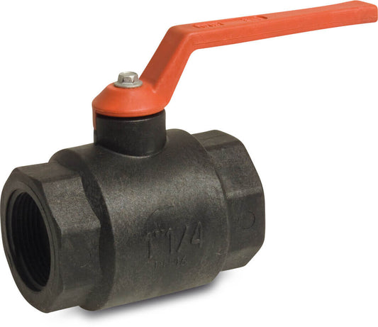 VIR Kugelhahn PP Innengewinde 16bar DN20 Schwarz Typ 220