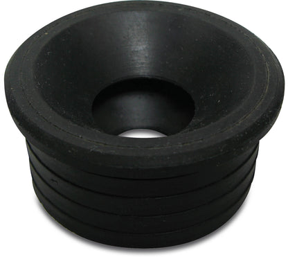 Reduzierstück Gummi Stutzen x Siphon Manschette Schwarz