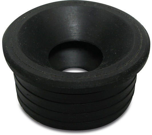 Reduzierstück Gummi Stutzen x Siphon Manschette Schwarz