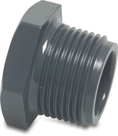 Profec Stopfen PVC-U Außengewinde 10bar Grau