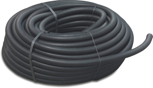 Flexibles Mantelrohr PVC-U 29 mm x 3 mm Glatt Schwarz 25m (VE: 25 m)