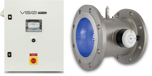 VGE Pro Medium pressure lamp UV system Edelstahl 316L DIN Flansch 10bar Typ 2500-256 Comfort