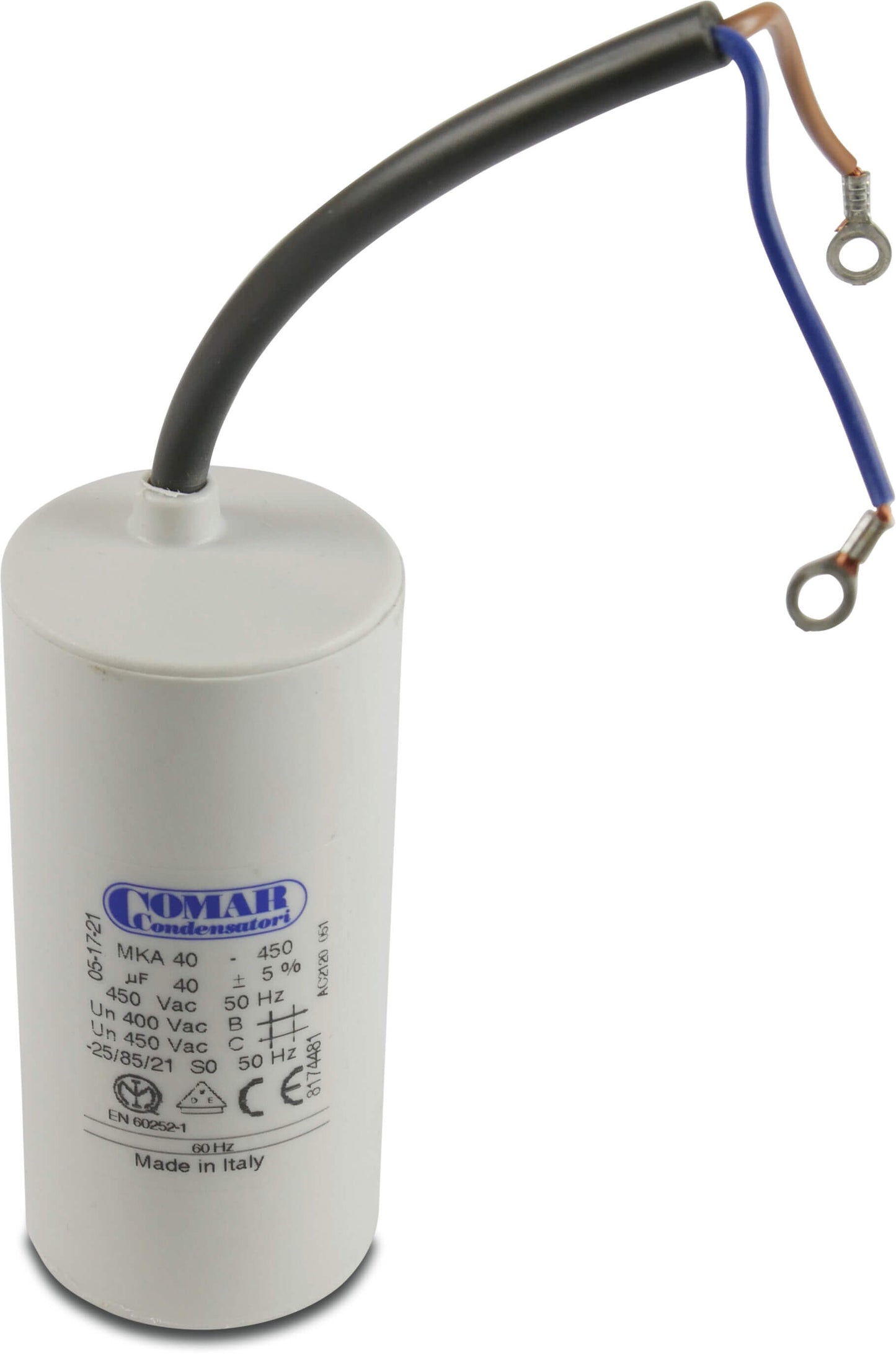 Kondensator 50µF Typ rund AMP