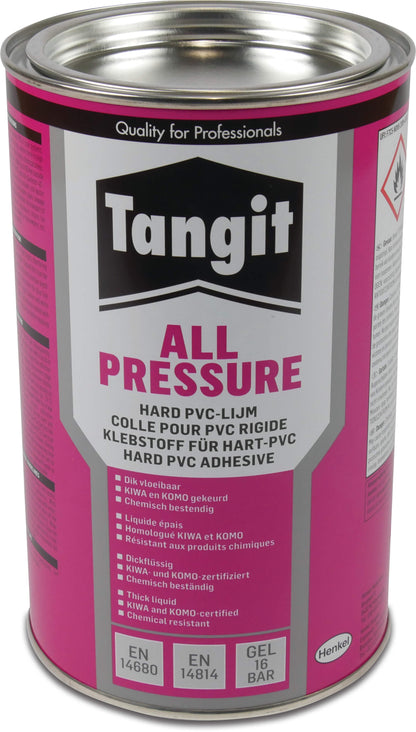 Tangit Kleber 4500g KIWA Typ All Pressure Label EN/DE/NL/FR