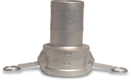 Schnellkupplung Edelstahl 316 M-Teil Kamlock x Schlauchtülle 16bar Typ Kamlock C