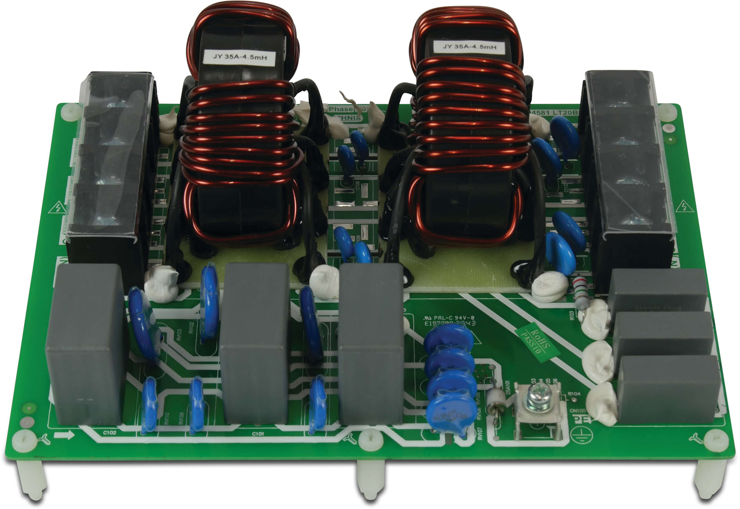 Elektronische Drei-Phasen Filter Platine (PCB)