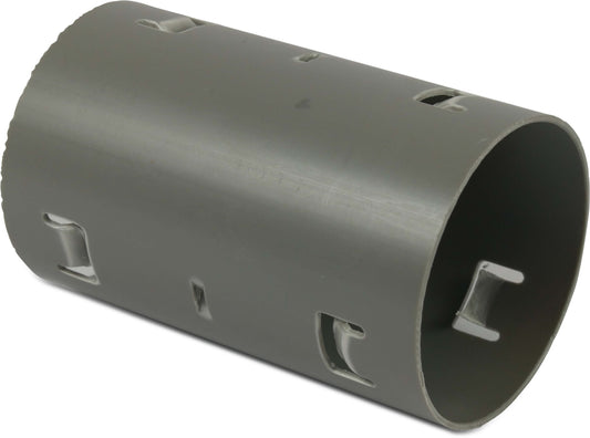 Muffe PVC 60 mm Klick Muffe Grau (VE: 10 St.)