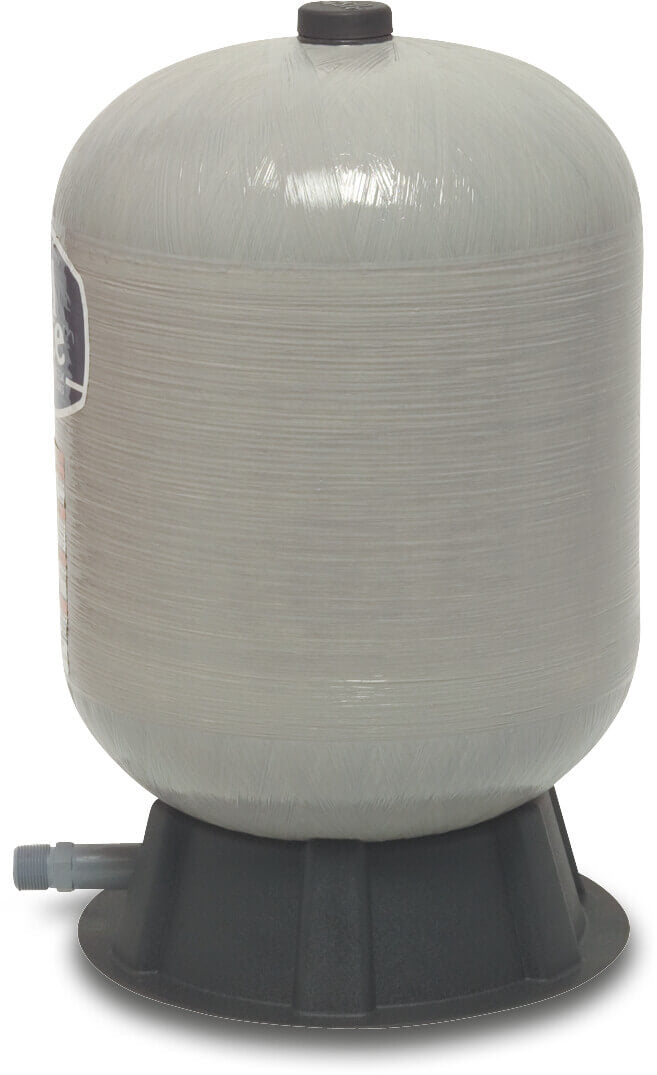 Wellmate Druckkessel Polyester Außengewinde 8,5bar Grau 75ltr Typ vertikal