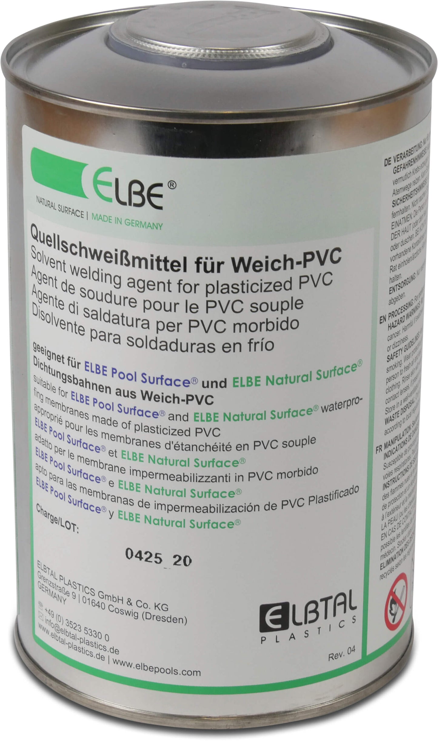 Elbe Kaltschweißmitte 700g 1ltr (VE: 6 St.)