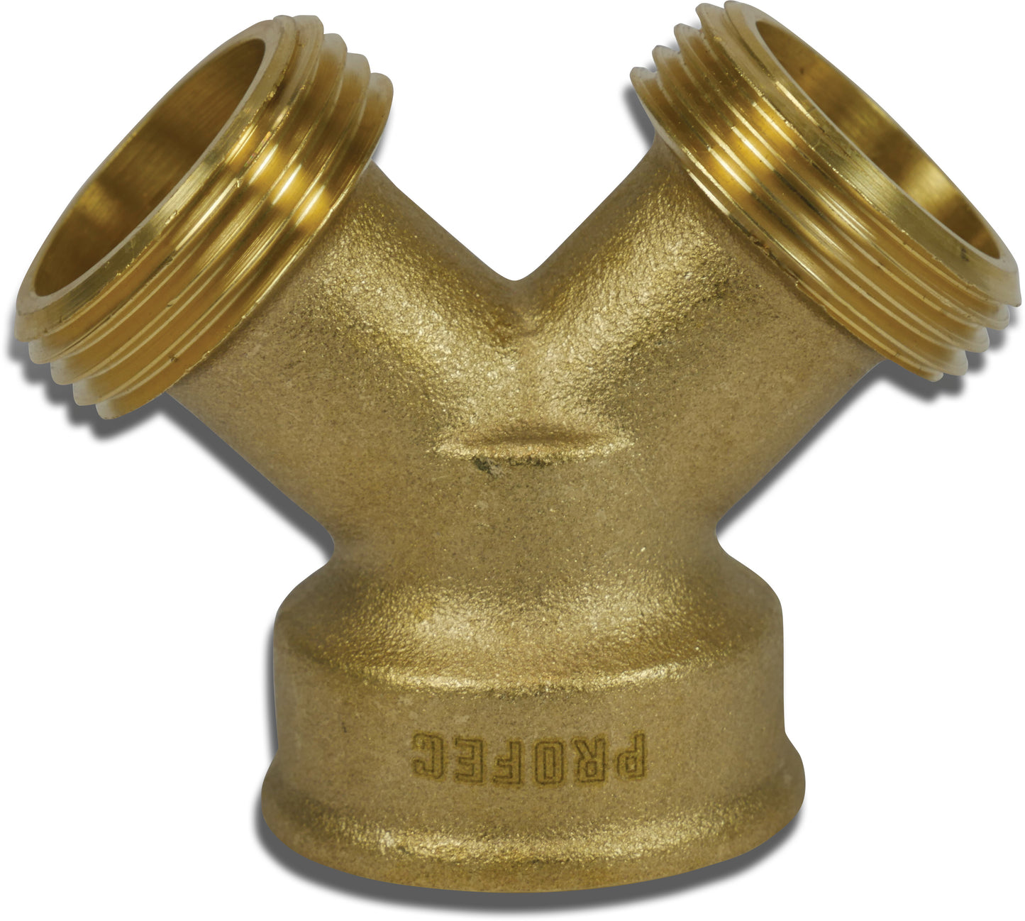 Profec Y-Stück Schnellkupplung Messing 3/4" Außengewinde x Außengewinde x Innengewinde 30bar (VE: 10 St.)