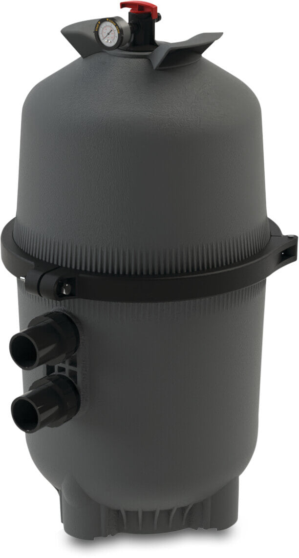 Norsup ICF230 Wasserfilter HDPE 2" Imperial Klebemuffe 3.5bar Grau