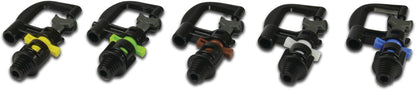 NaanDan Bügeldüse Kunststoff 3/8WW Außengewinde 1,6 mm 360° Gelb Typ Hadar 7110, extra range rotor