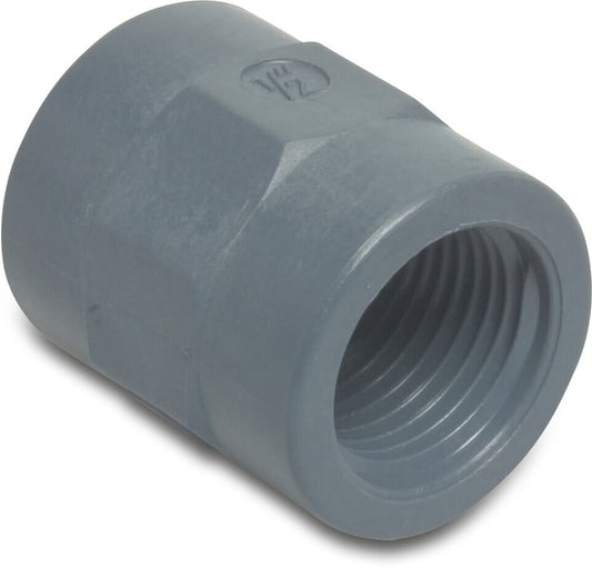 Muffe PP Innengewinde 10bar Grau