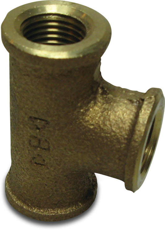Nr. 130 T-Stück 90° Rotguss Innengewinde 16bar
