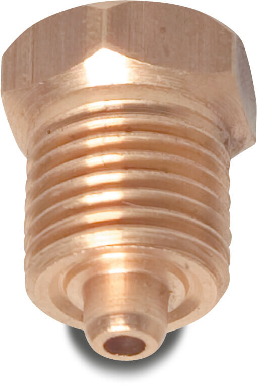 Profec Nr. 960 Manometerreduktion Messing 1/4" x 1/8" Außengewinde x Innengewinde 40bar