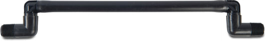 Hunter Schaukelgelenk Kunststoff 1/2" x 3/4" Außengewinde 10bar 30cm Schwarz Typ SJ-7512