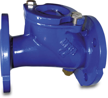 Profec Kugelrückflussverhinderer, mit Anlüftung Sphäroguss (GGG40) Epoxybeschichtung DIN Flansch 10bar Blau PN10/16