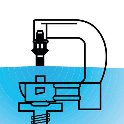 NaanDan Nebeldüse Kunststoff 3/8WW Außengewinde 130micron 360° Typ Hadar 7110, mist insert