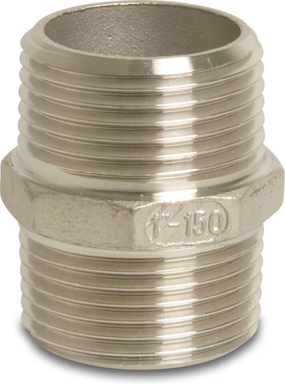 Profec Nr. 280 Nippel Edelstahl 316 Außengewinde 16bar