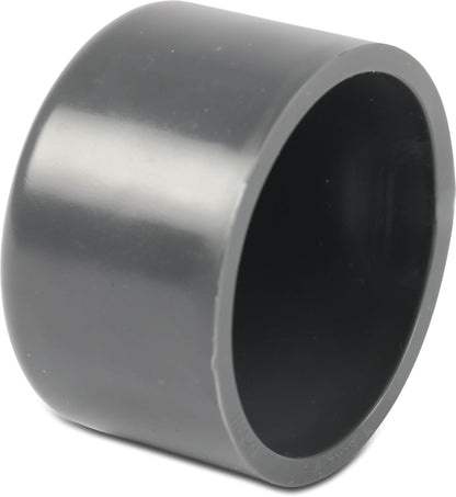 Kappe PVC-U Klebemuffe 16bar Grau