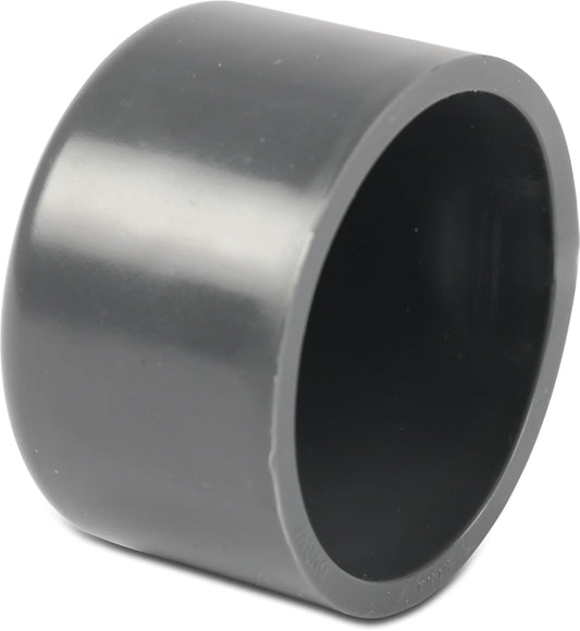 Kappe PVC-U Klebemuffe 16bar Grau