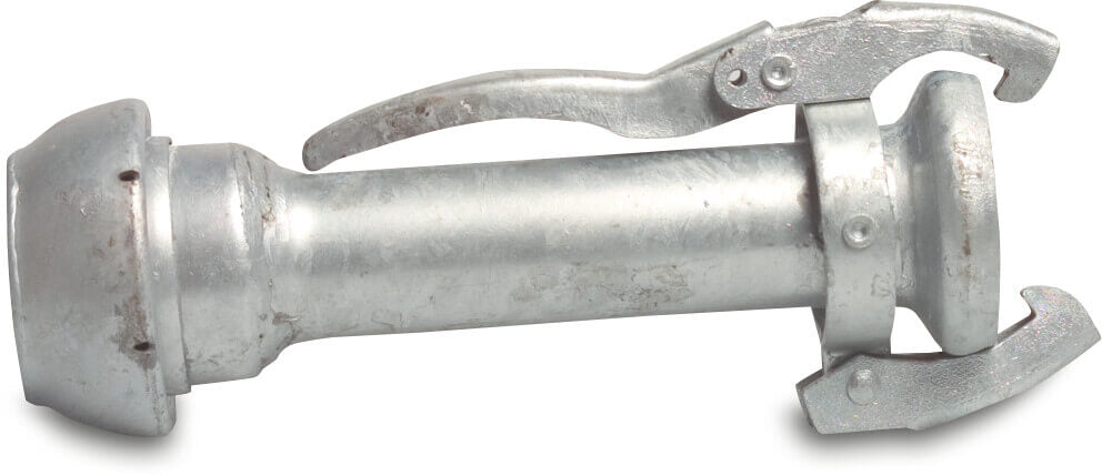 Reduzierstück Stahl Verzinkt 108 mm x 89 mm V-Teil Kardan x M-Teil Kardan Typ Kardan