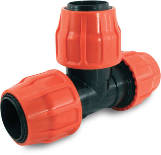 T-Stück 90° PP Klemm 10bar Typ Layflat