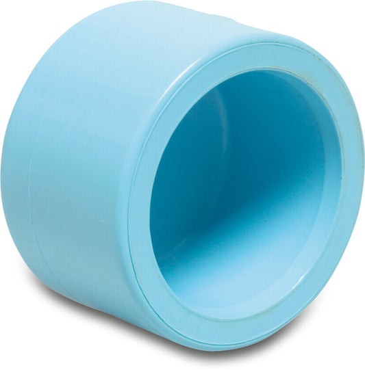 Kappe PVR 25 mm Klebemuffe 12,5bar Blau