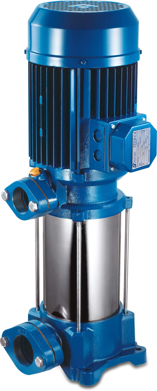 Foras Mehrstufige Kreiselpumpe Gusseisen 1 1/4" Innengewinde 5,1A 230/400VAC Blau