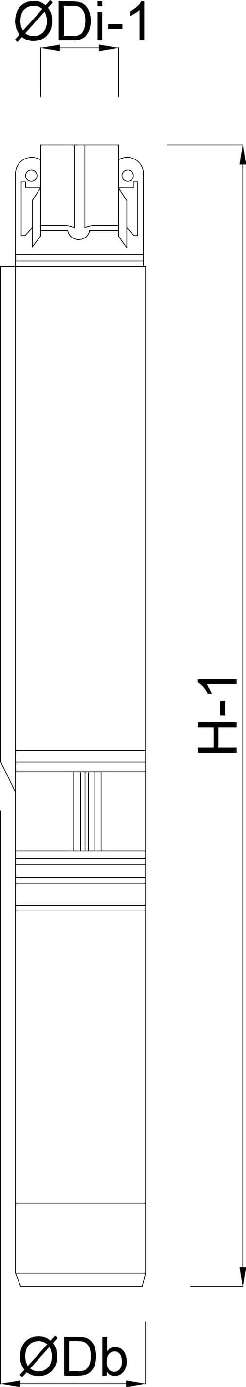 DAB Brunnenpumpe Edelstahl 304 1" Innengewinde 3,3A 230VAC mit 15m Kabel und control box booster Typ Micra 50M Ölkühlung