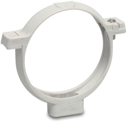 Schraubrohrschelle PVC-U M6 x 80 mm Grau