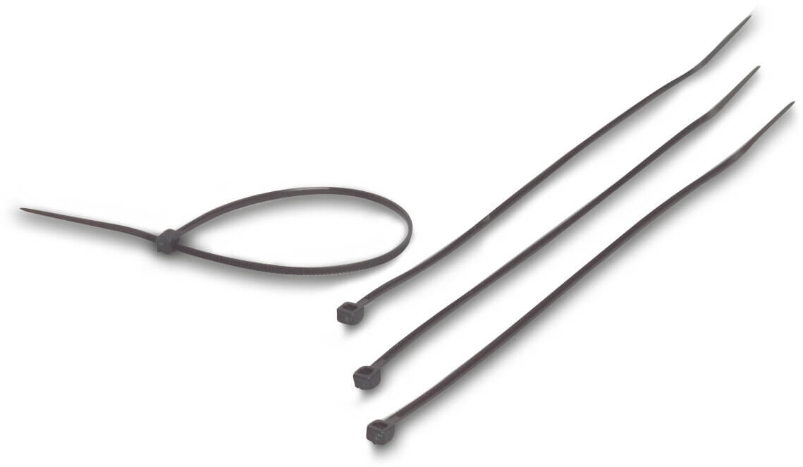 Profec Kabelbündelband Nylon 6.6 Schwarz 100 Stück