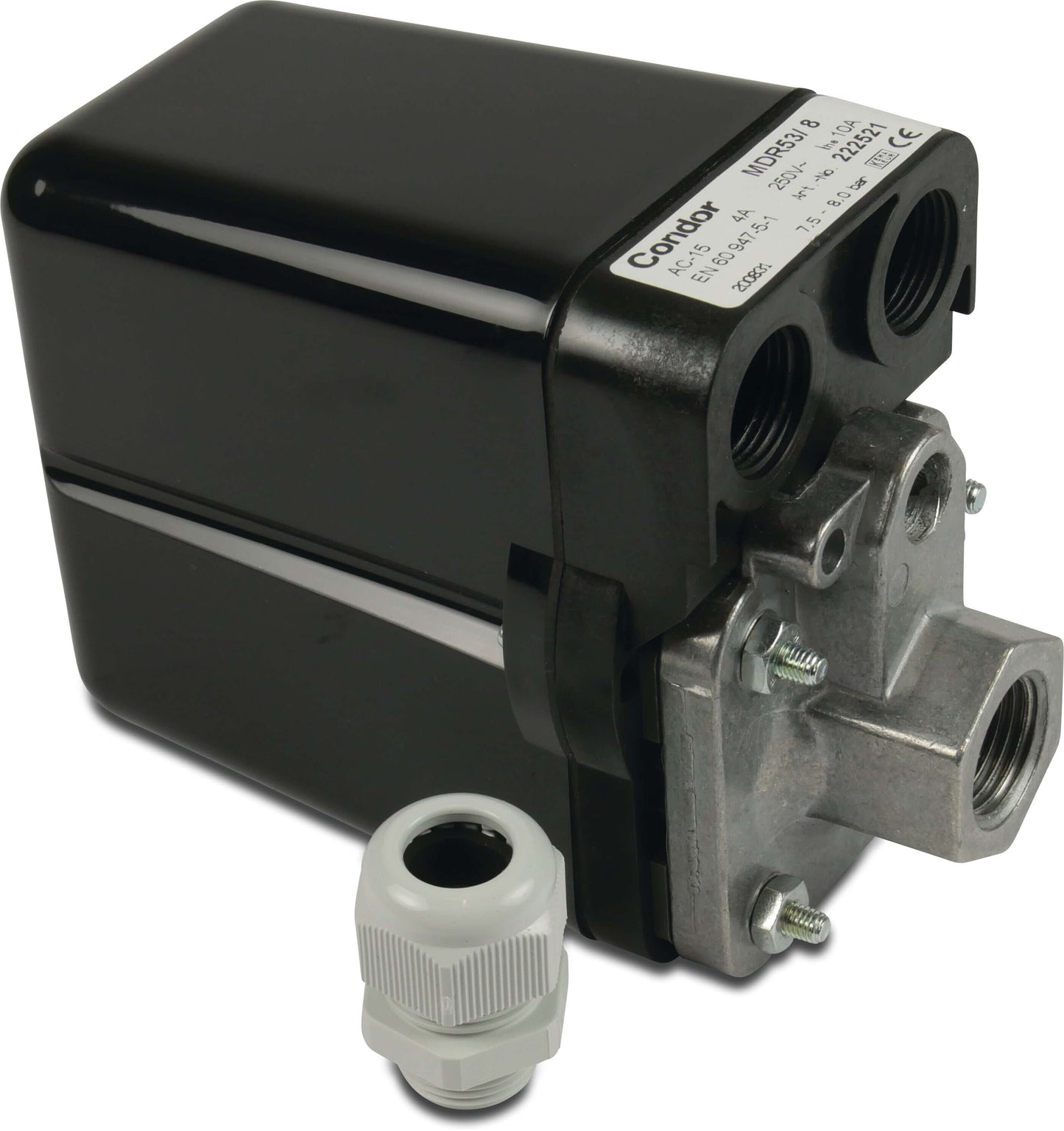 Condor MDR 53-8 Pressostat 1/2" Innengewinde 8A 230VAC