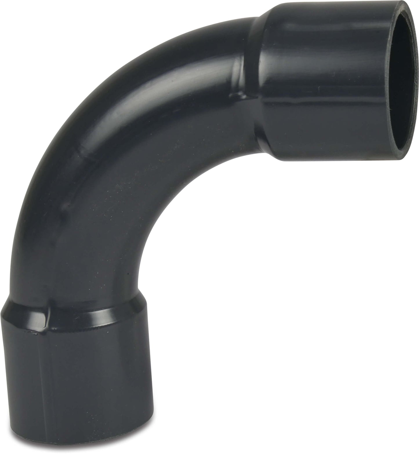 Profec Bogen 90° PVC-U Klebemuffe 10bar Grau Typ aus Rohr hergestellt