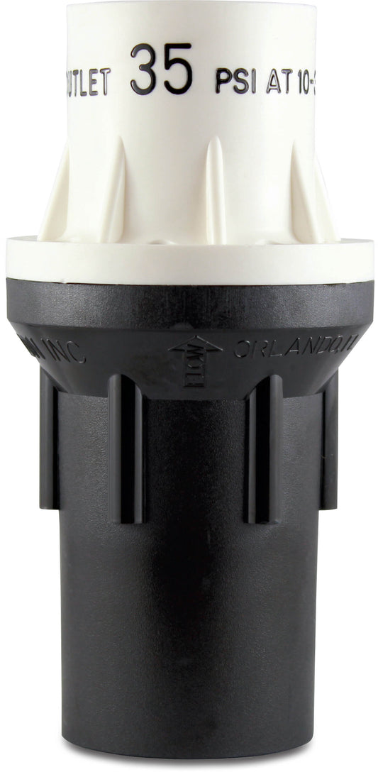 Senninger Druckminderer Kunststoff 1 1/4" Innengewinde Schwarz/Weiß Typ PR-HF-15