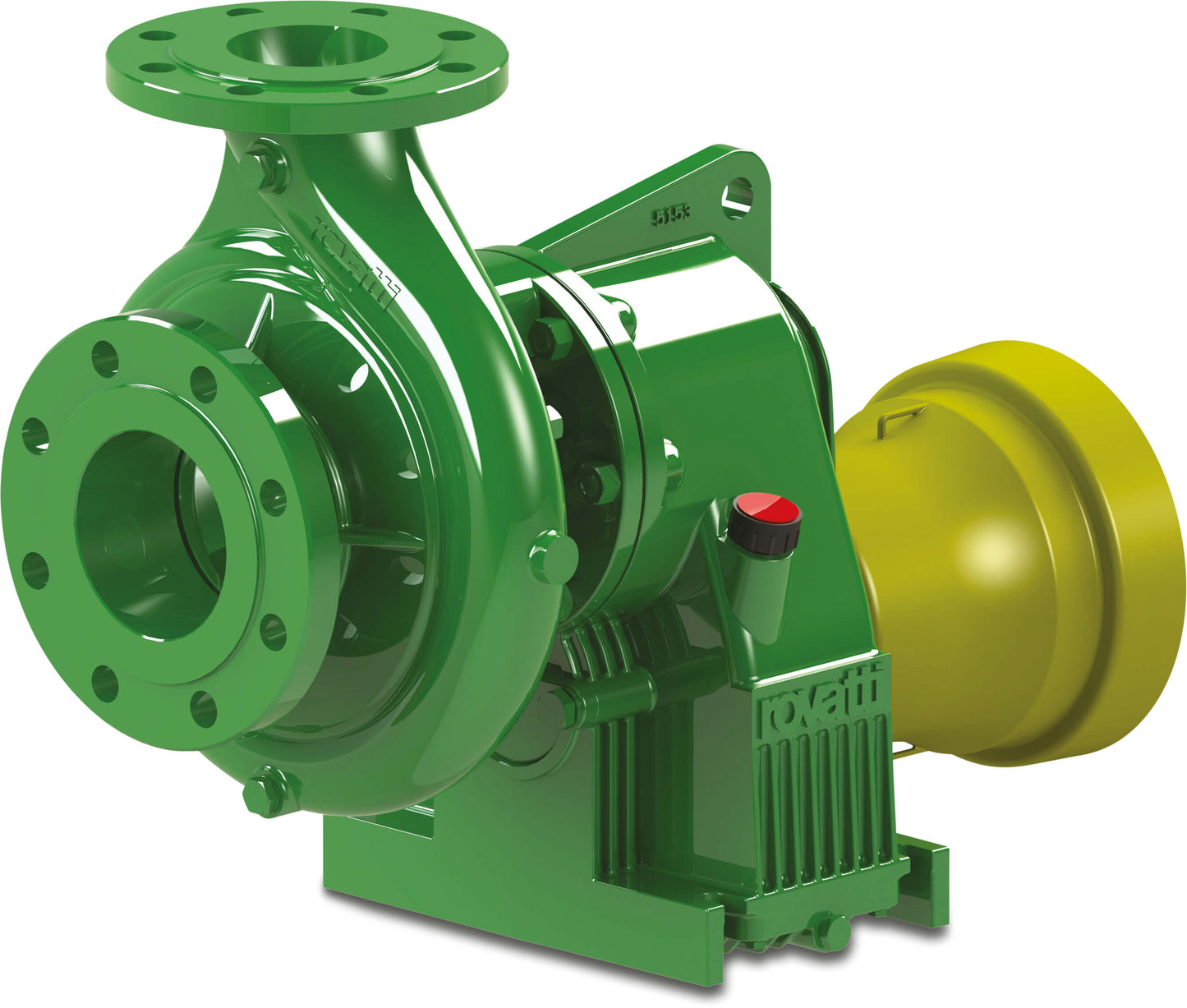 Rovatti T2-80 Kreiselpumpe Gusseisen DN65 x DN100 DIN Flansch Grün