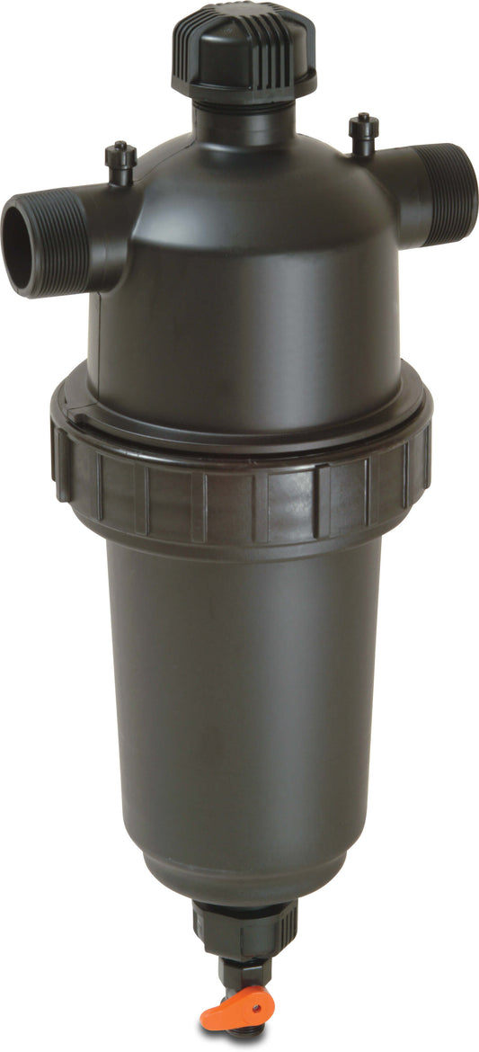 Amiad Manueller Filter RPA 2" Außengewinde 10bar 800micron Disk/Scheiben Schwarz Typ Disc T-Super