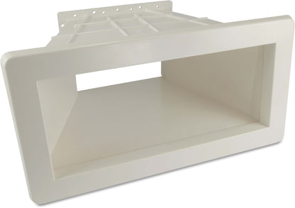 Ocean Skimmer Breitmaul Verlängerung ABS 250 mm x 385 mm Weiß Typ Standard 6 degree slope