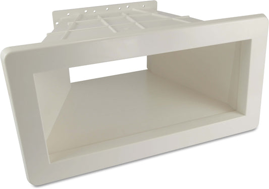 Ocean Skimmer Breitmaul Verlängerung ABS 250 mm x 385 mm Weiß Typ Standard 6 degree slope