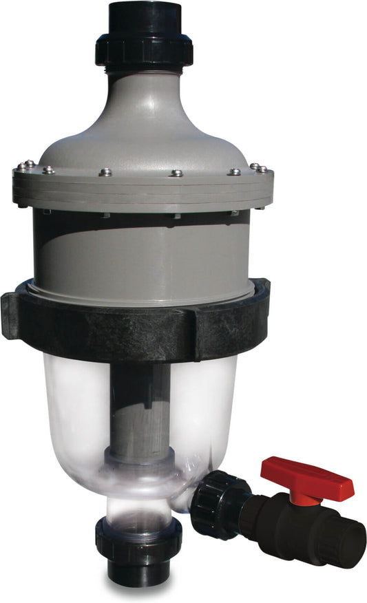 Waterco Vorfilter Typ Multicyclone glass-filled Polypropylene 1 1/2" x 50 mm 3,5bar Grau Typ Multicyclone 12