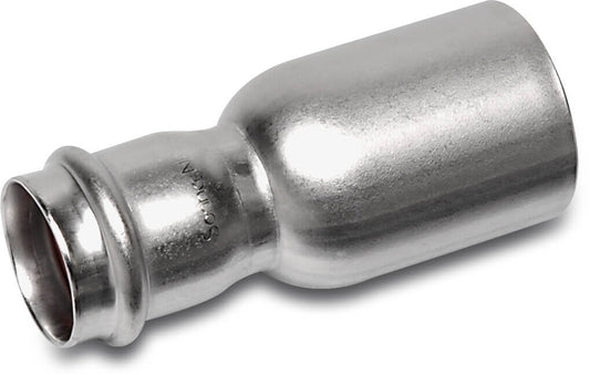 Bonfix Übergangsadapter Edelstahl 316L Stutzen x Pressmuffe KIWA