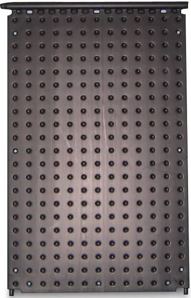 Solarabsorber HDPE 40 mm 4,5bar Schwarz mit integriertem Sammelrohr 40 mm und zwei Anschlussstutzen 25 mm Typ 1000