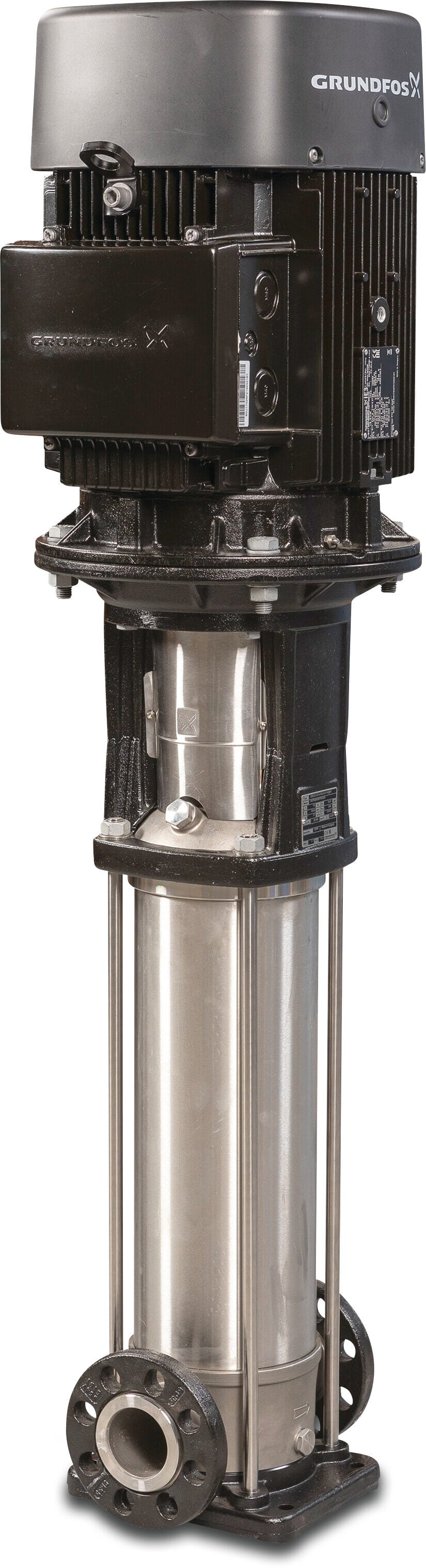 Grundfos Mehrstufige Kreiselpumpe Edelstahl DN35 DIN Flansch 2,5A 400VAC