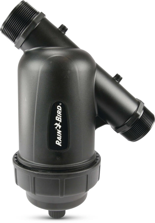 Rain Bird ILCRBY200S Inline-Filter PP 2" Außengewinde 8bar 130micron Edelstahl Gaze Schwarz