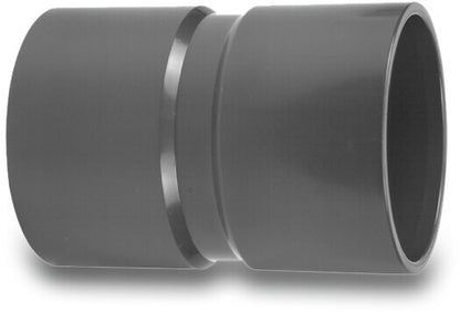 VDL Muffe PVC-U Klebemuffe 10bar Grau