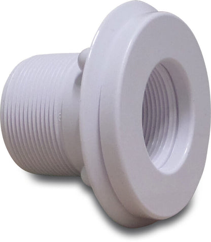 Hayward Einlassarmatur ABS 50 mm x 2" Klebemuffe x Außengewinde Folienbecken