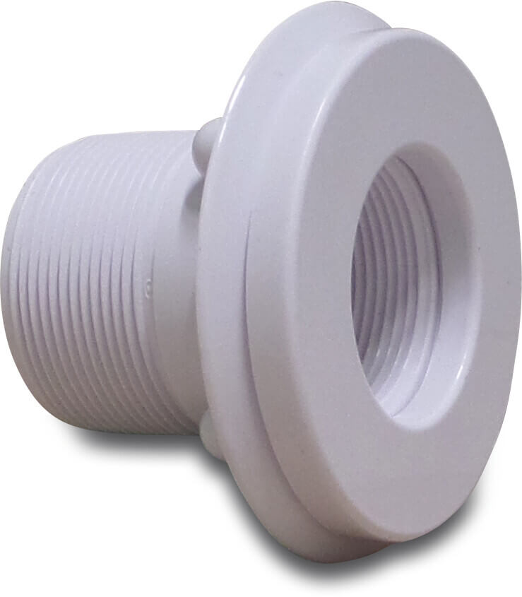 Hayward Einlassarmatur ABS 50 mm x 2" Klebemuffe x Außengewinde Folienbecken