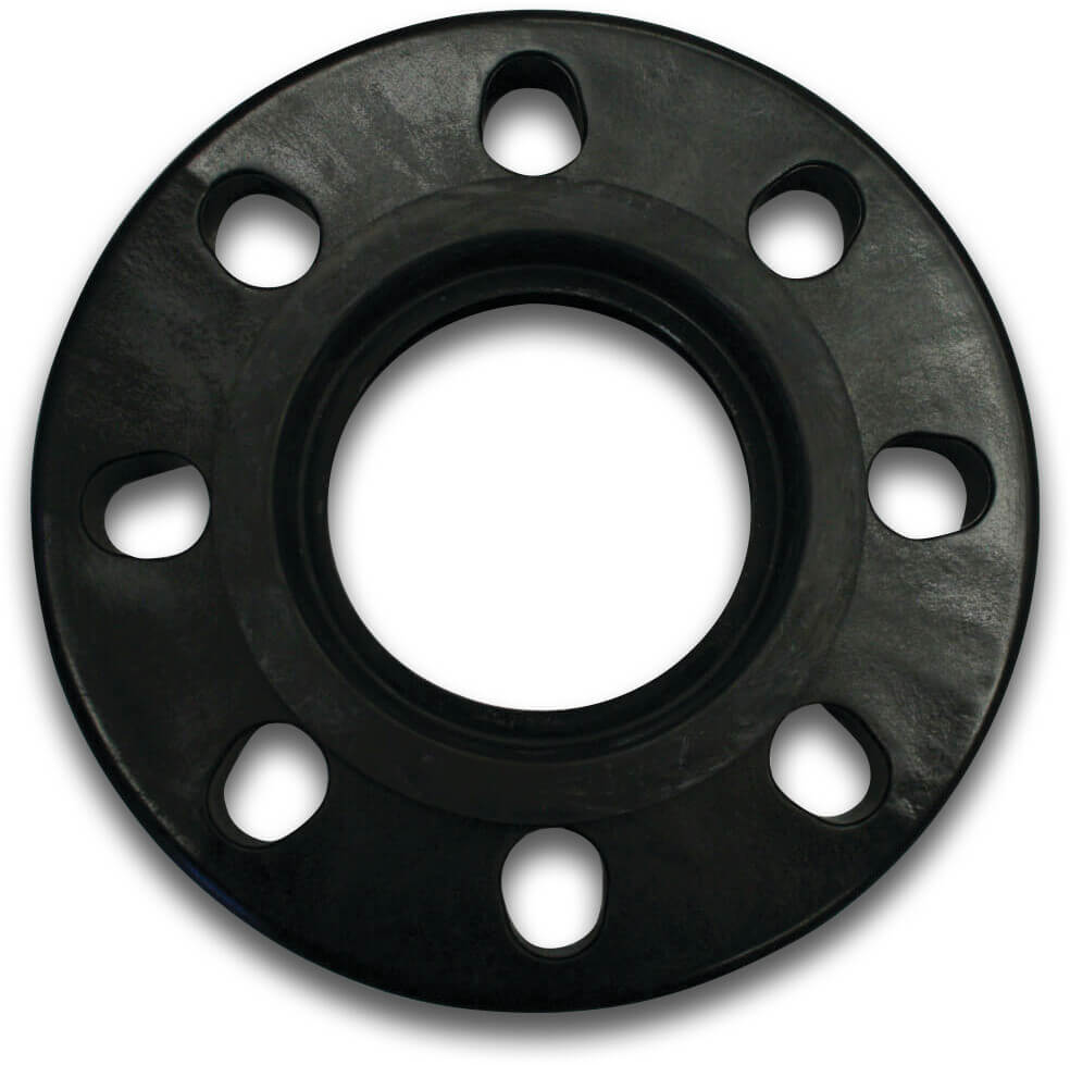 Azud Losflansch Kunststoff 4" x 4" Außengewinde 10bar Schwarz
