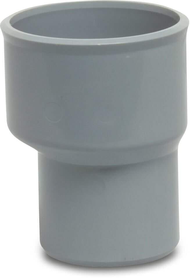 Reparaturmuffe PVC-U Klebemuffe x Reduziert Grau KOMO